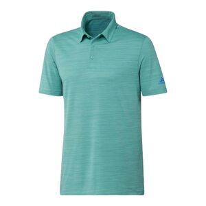 Men's adidas Space-Dyed Striped Polo. Size Med.